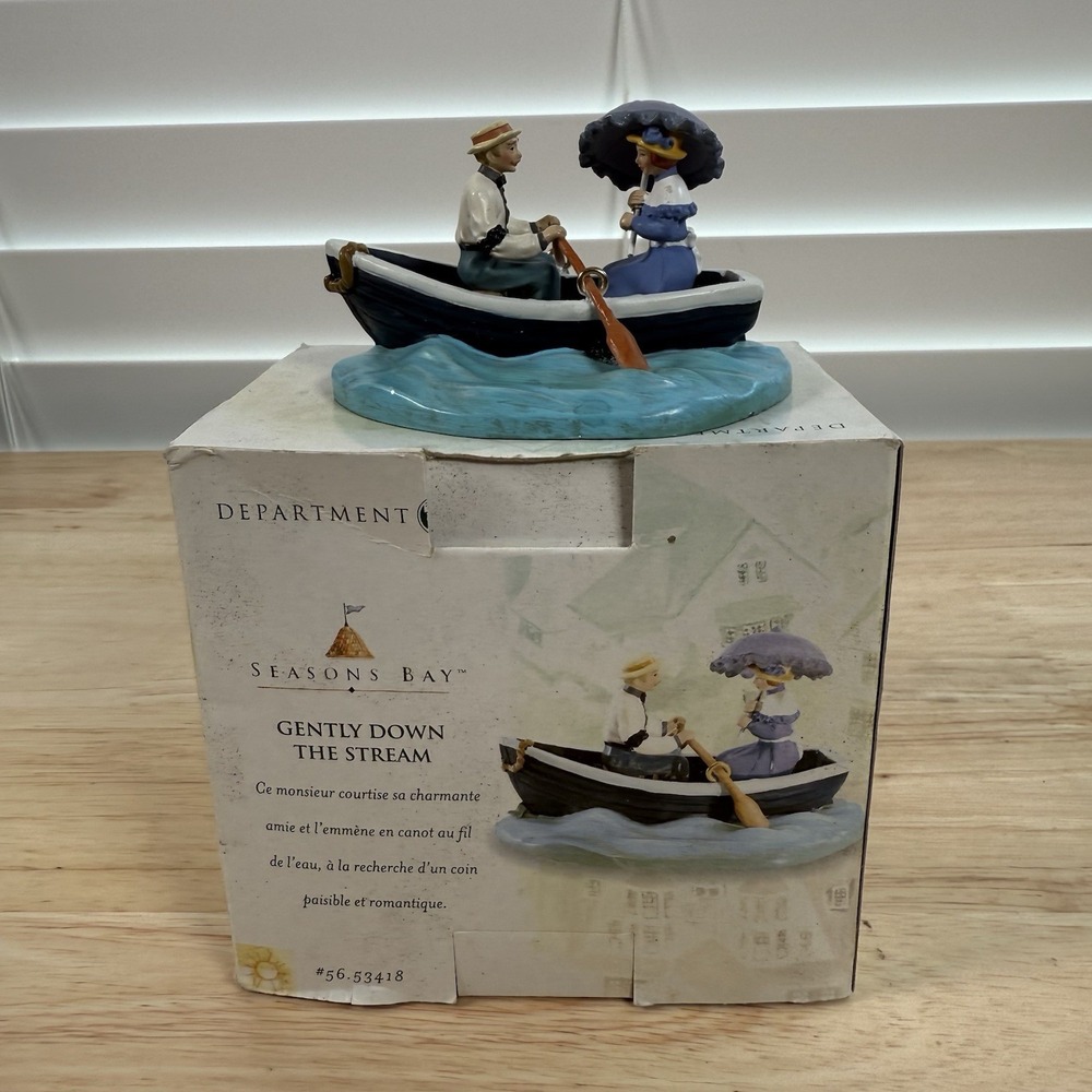 Dept. 56 Seasons Bay‎ Series "Gently Down the Stream" 56-53418 Figurine